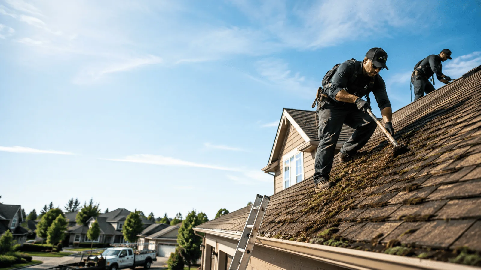 Roof Moss Removal in Hammon, OK near me